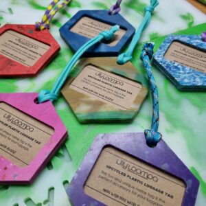 Upcycled Luggage tags